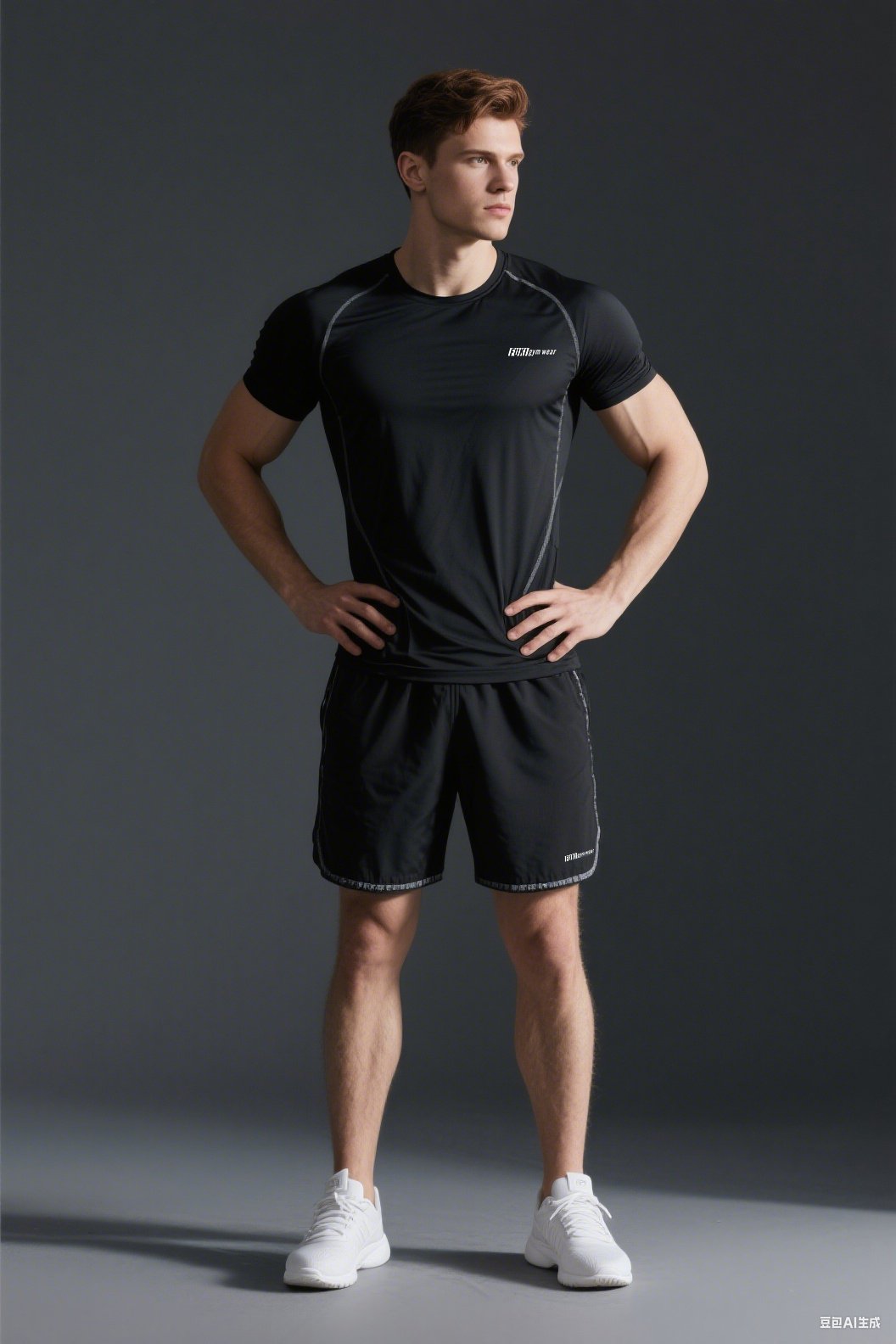 Black Gym Wear Showcase