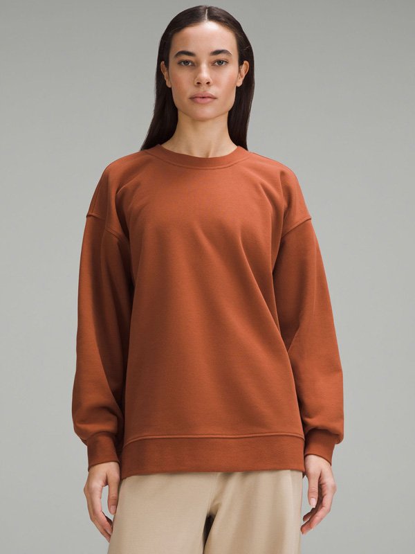 Rust Brown Crewneck Sweatshirt