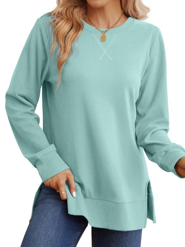 Mint Green Tunic Sweatshirt