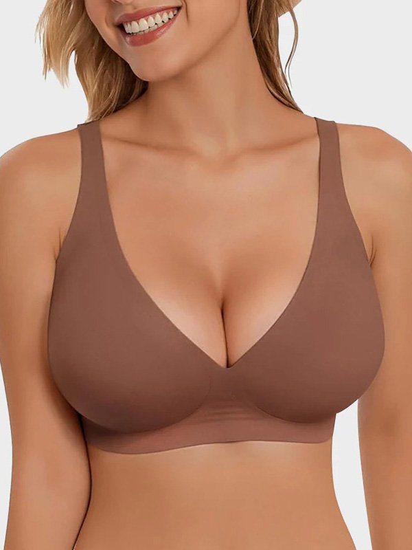 Soft Brown V Bra