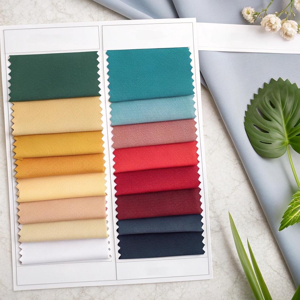 Fabric Color Swatch Card