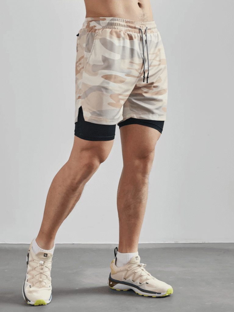 Double-Layer Mesh Shorts