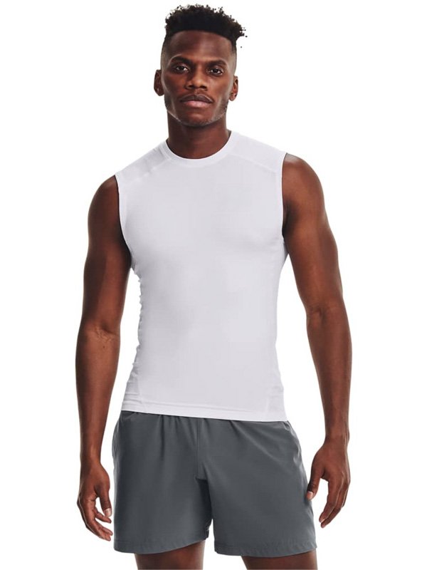 White Compression Muscle Shirt