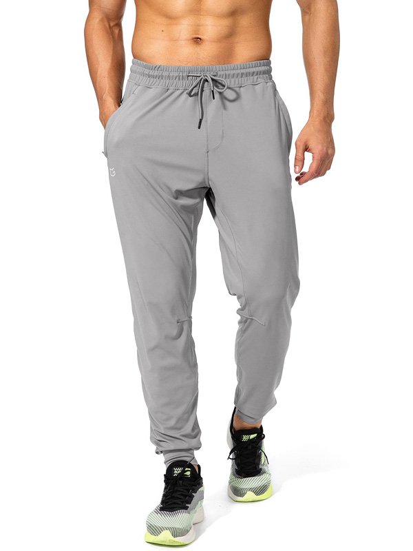 Slim Fit Gray Training Joggers