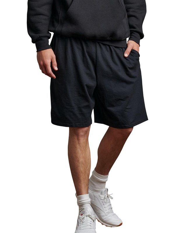Relaxed Black Jersey Shorts