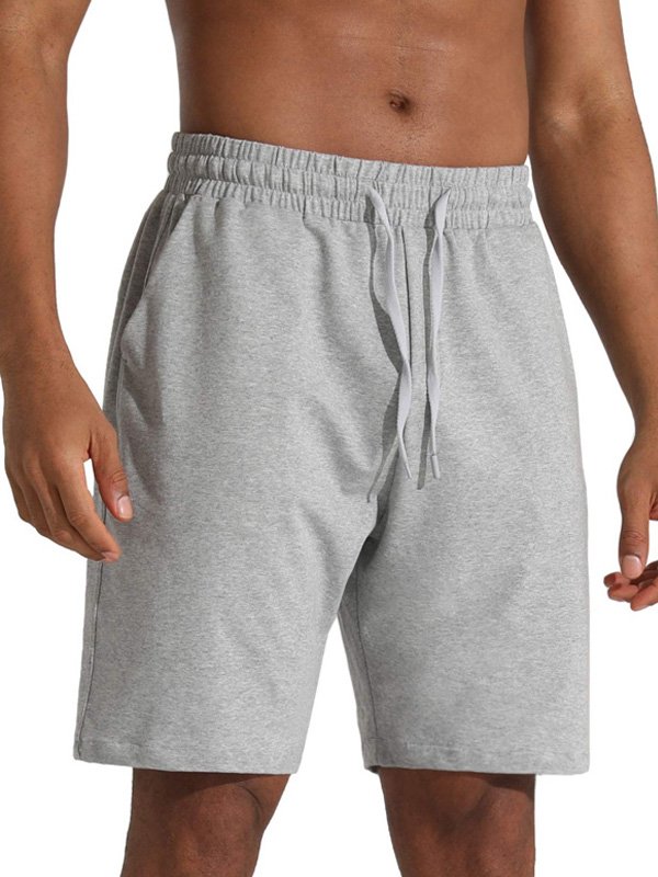 Light Gray Fleece Shorts