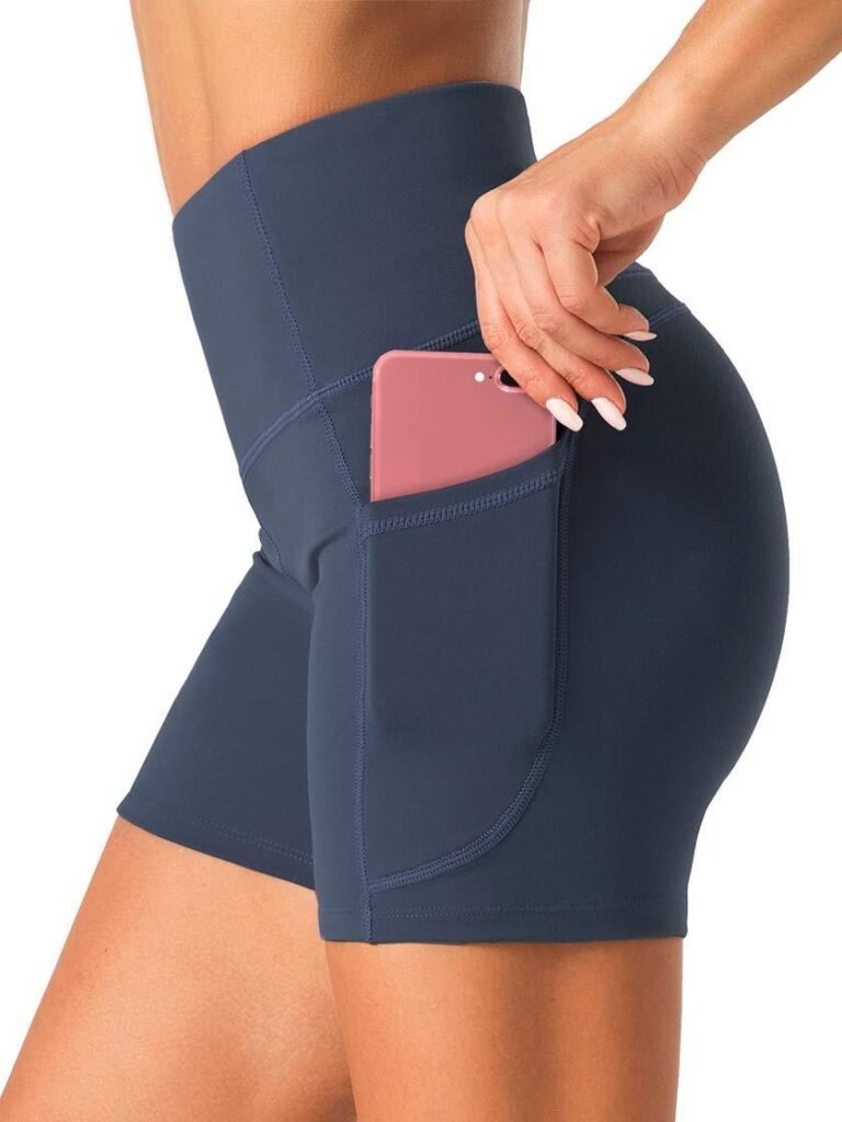 Pocketed High Waisted Shorts