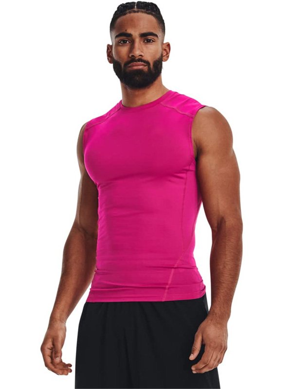 Hot Pink Fitted Workout Shirt