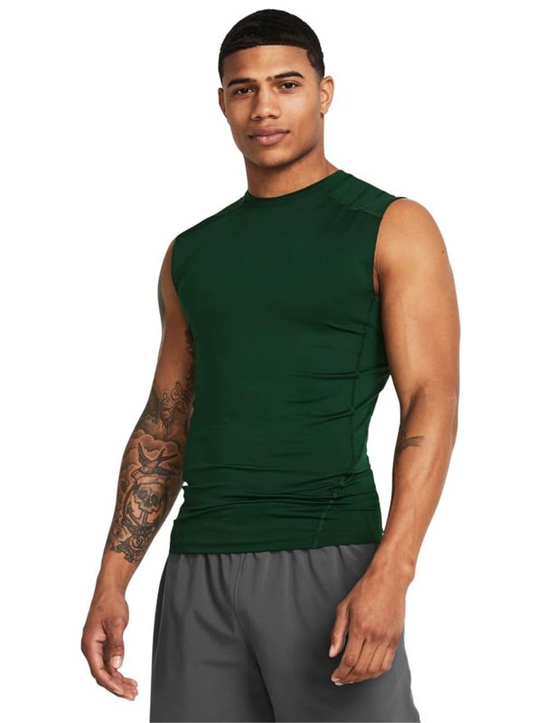 Dark Green Athletic Tank Top