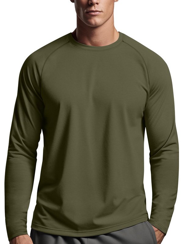 Olive Compression Long Sleeve Tee