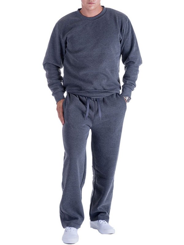 Dark Heather Sweatpants with Drawstring