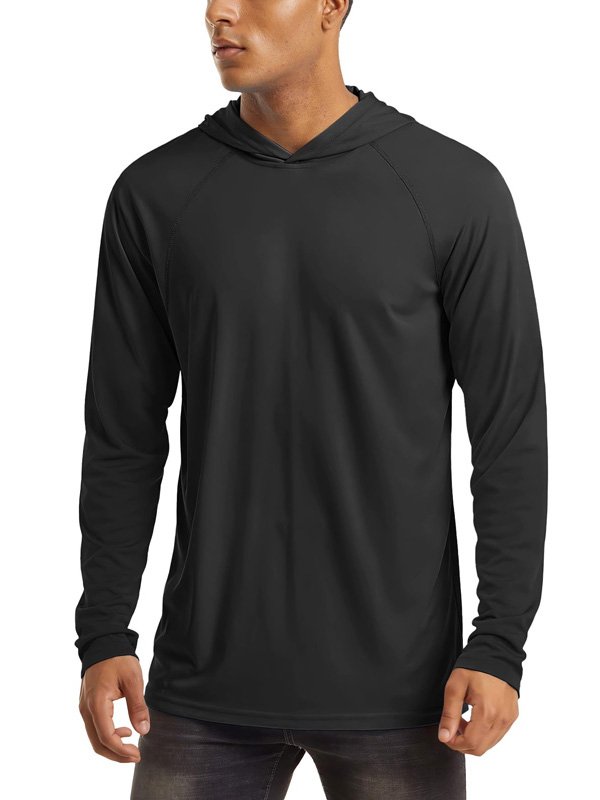 Matte Black Active Hoodie