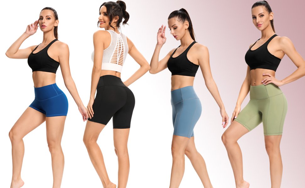 high waist yoga shorts1