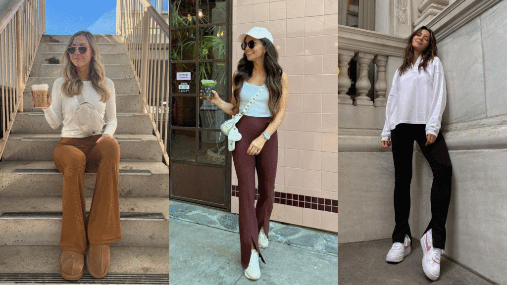 flare yoga leggings