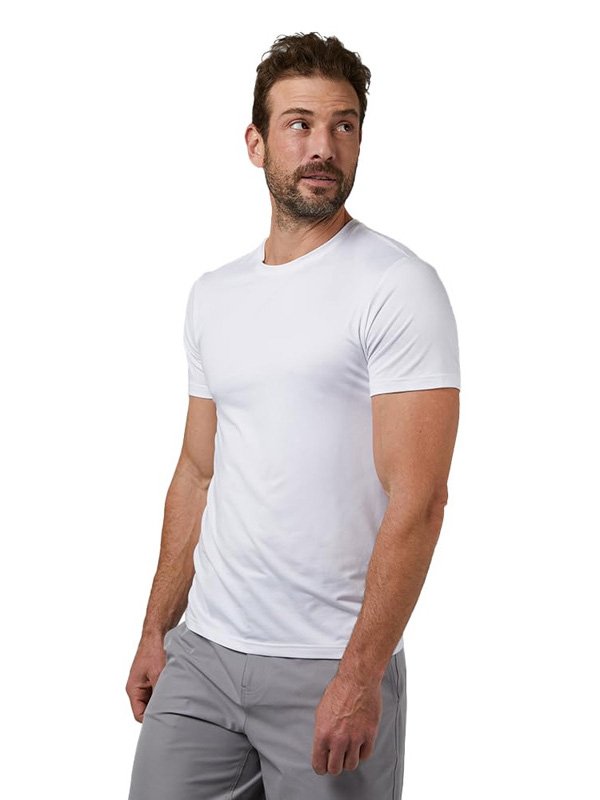 White Athletic T-Shirt