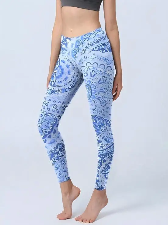 Printed Low Rise Leggings