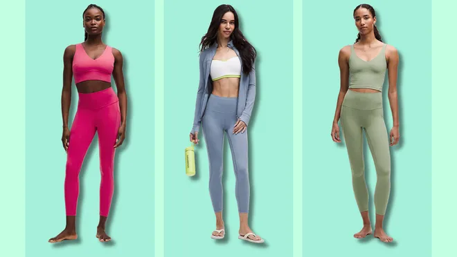 Women in Lululemon activewear sets