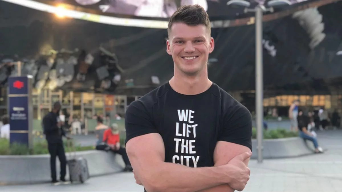 Gymshark athletes interacting with fans at a pop-up event