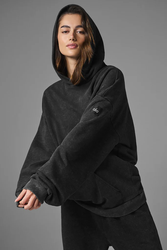 Alo-style oversized hoodies