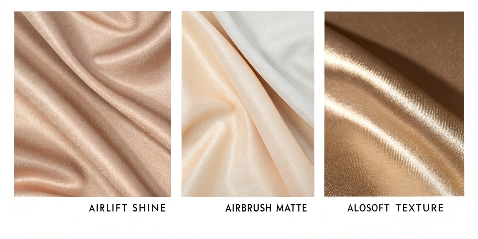 Airlift shine vs Airbrush matte vs Alosoft texture