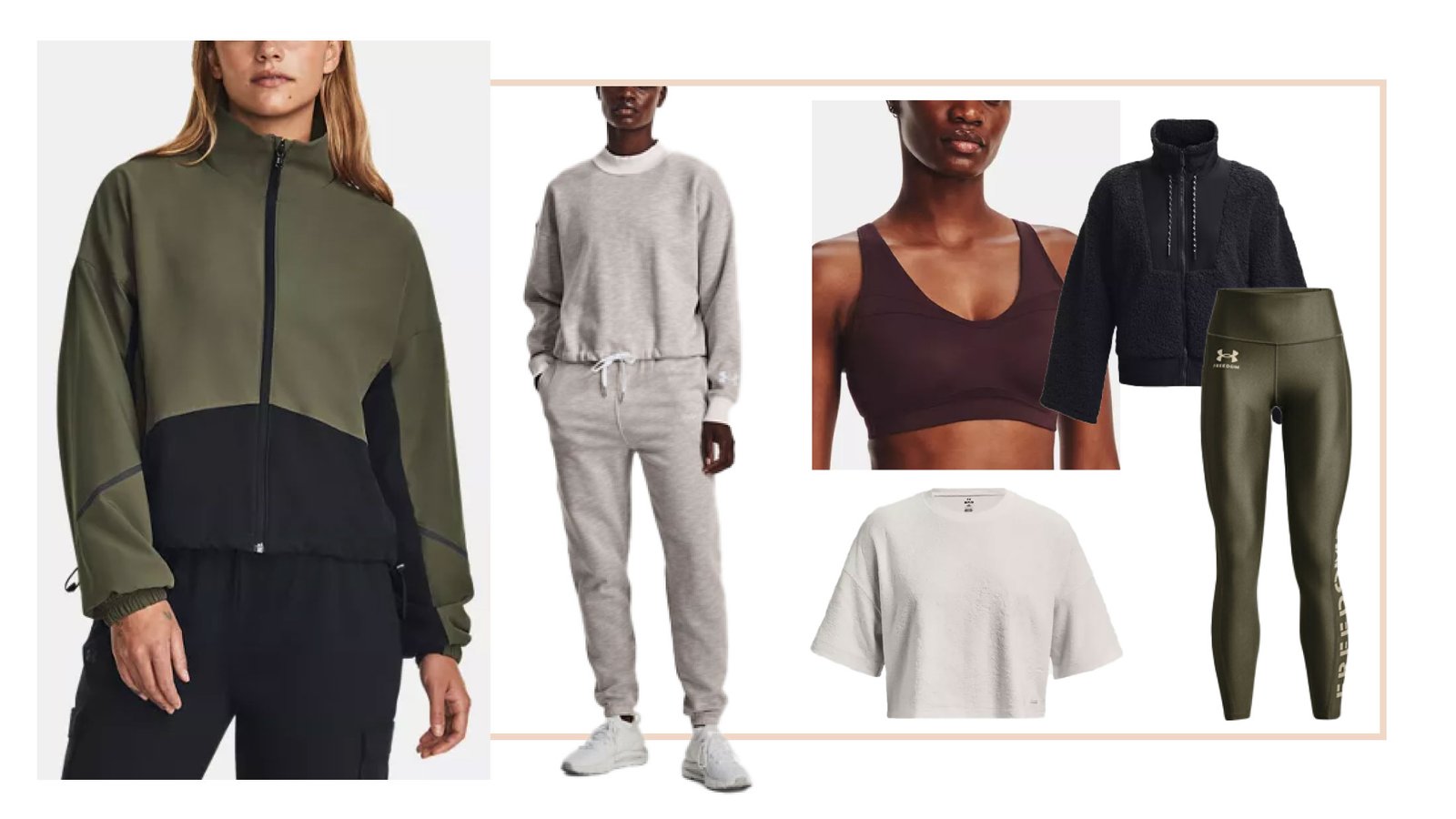 Under Armour hoodies and joggers