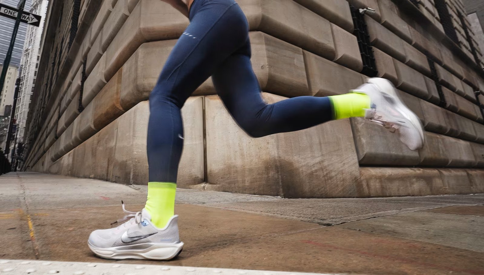 Nike running shoes and leggings