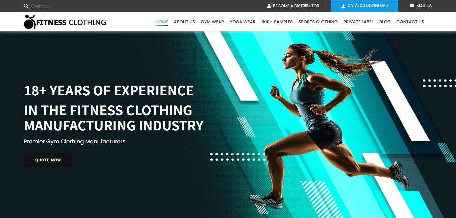 Fitness Clothing Manufacturer